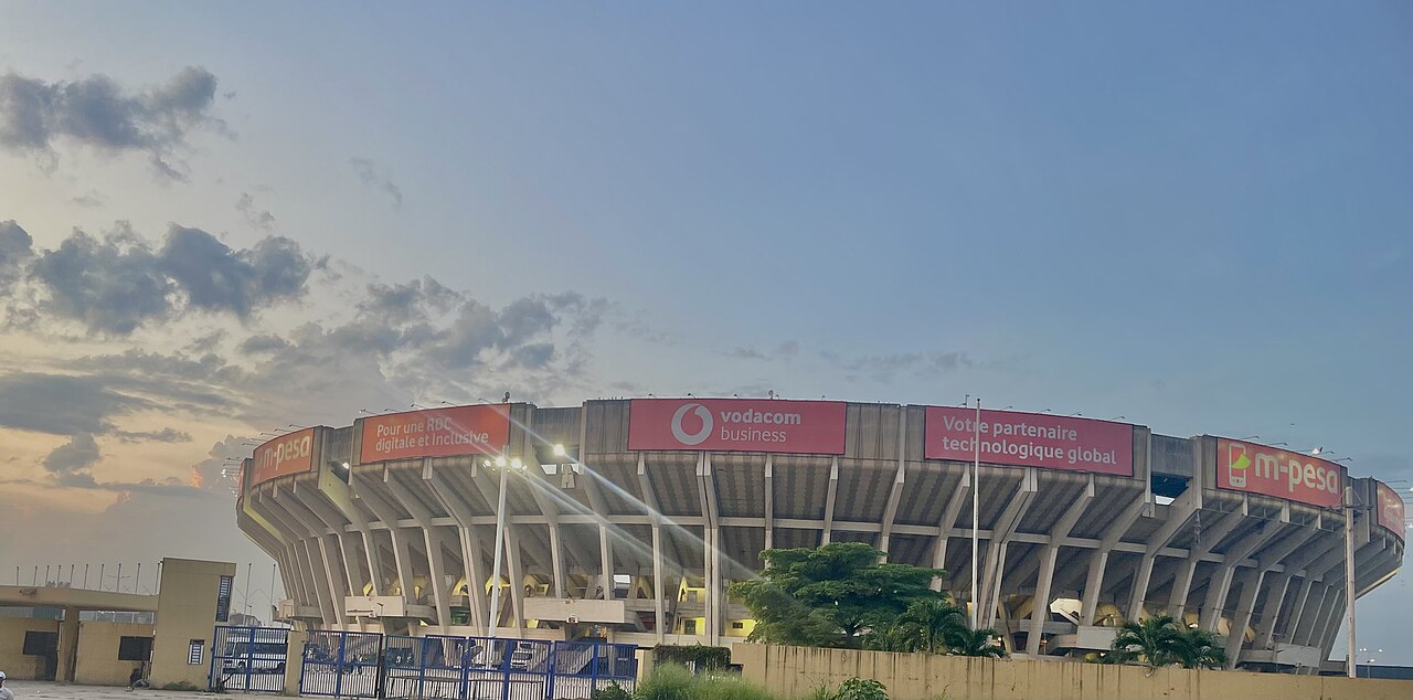 Vue d’archive du Stade des Martyrs à Kinshasa, illustration du football congolais